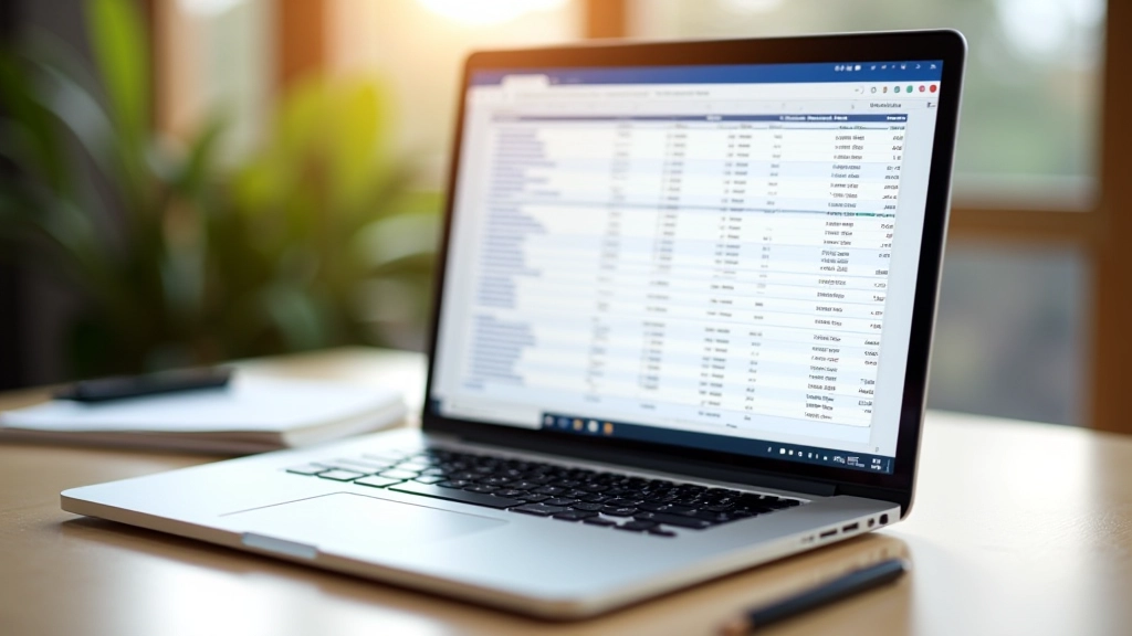Detailed view of spreadsheet with backlink analysis, domain authority metrics, and link quality assessments in organized columns